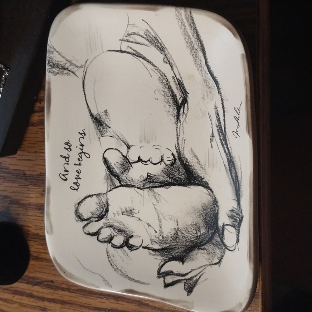 Hallmark Ken Sheldon baby feet